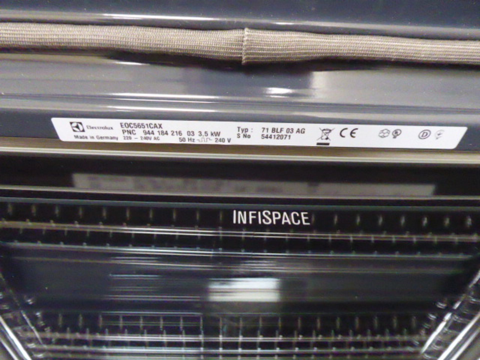 Electrolux EOC5651CAX pyrolytic oven (Located at the Lincoln saleroom) - Image 3 of 8