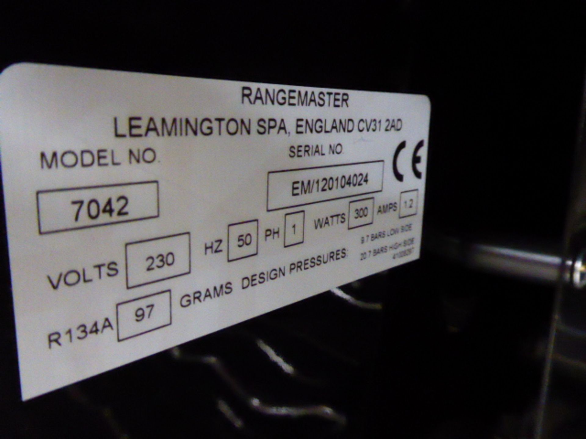 Range Master 7042 single door wine display fridge (Located at the Lincoln saleroom) - Image 3 of 3