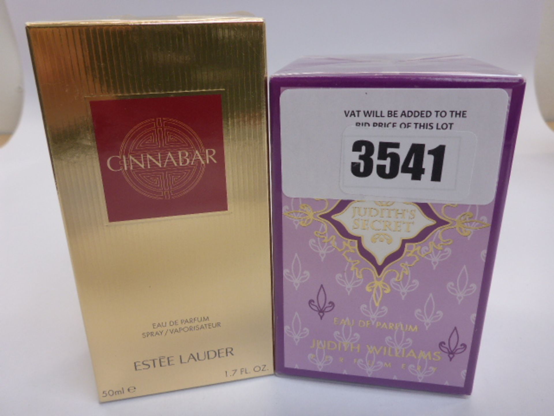 Judith Williams Judith's Secret eau de parfum 100ml & Estee Lauder Cinnabar eau de parfum 50ml