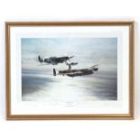 After Robert Taylor, 'Memorial Flight', signed by the artist and by Norman Jackson VC,