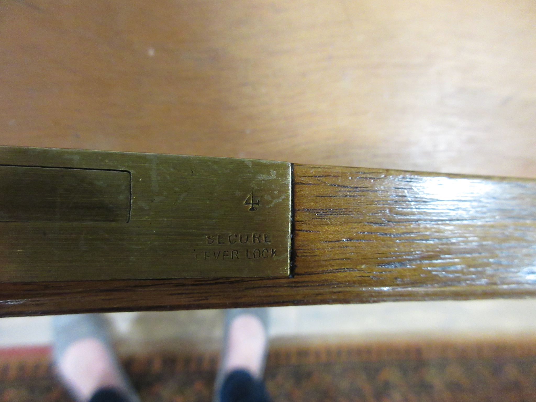 A 20th century walnut twin pedestal partner's desk, - Image 24 of 25