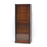 A Victorian mahogany collector's cabinet,
