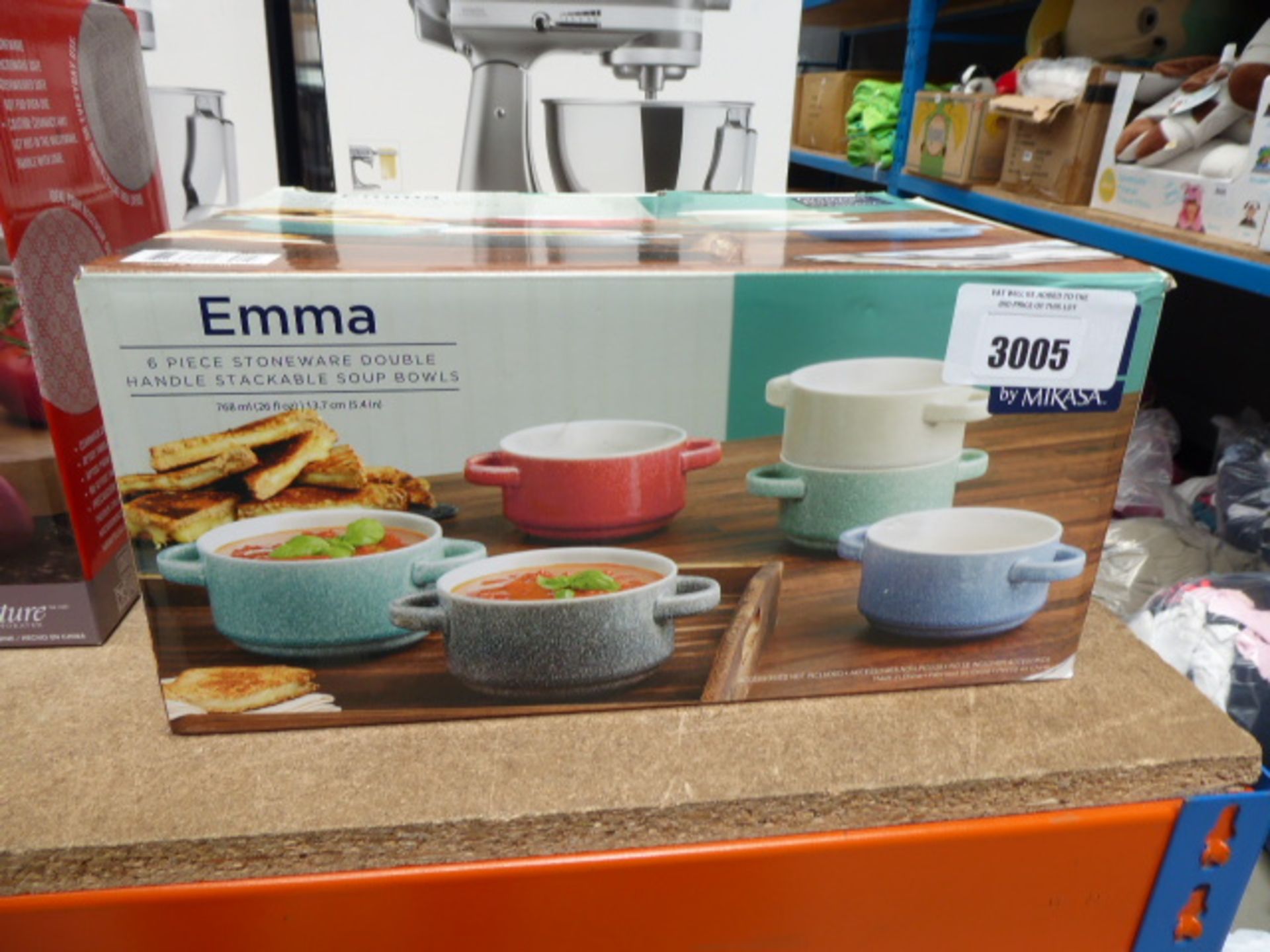 Emma stoneware soup bowl set