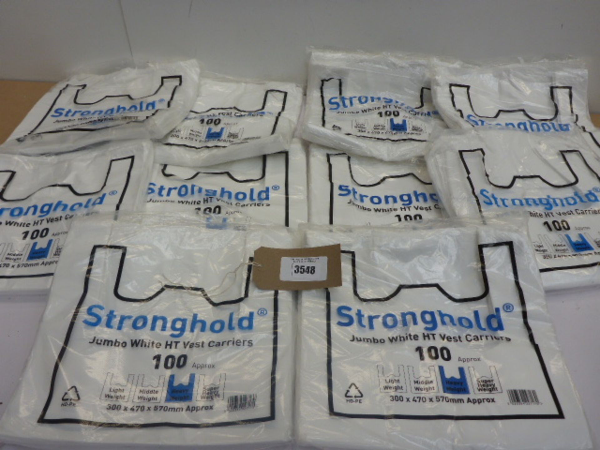 1000 Stronghold Jumbo white HT vest carriers