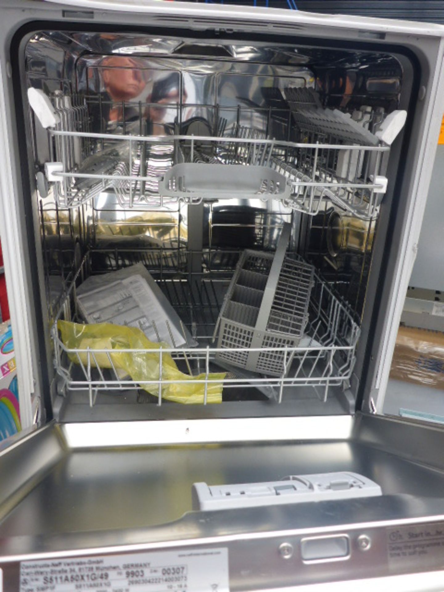 S511A50X1GB Neff Dishwasher fully integrated 60 cm - Image 2 of 2