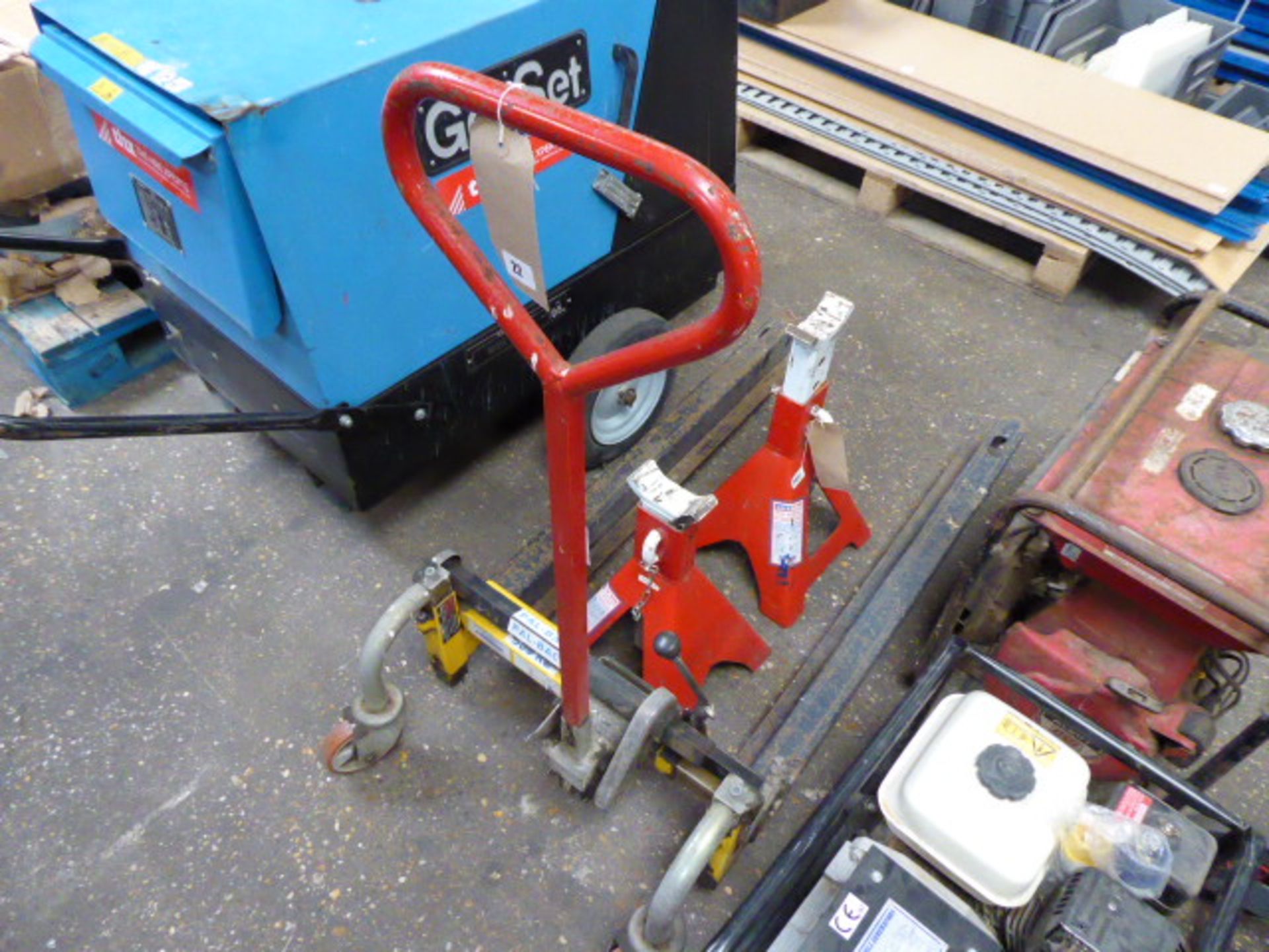 Pal-Bac low lift pallet truck/ trolley