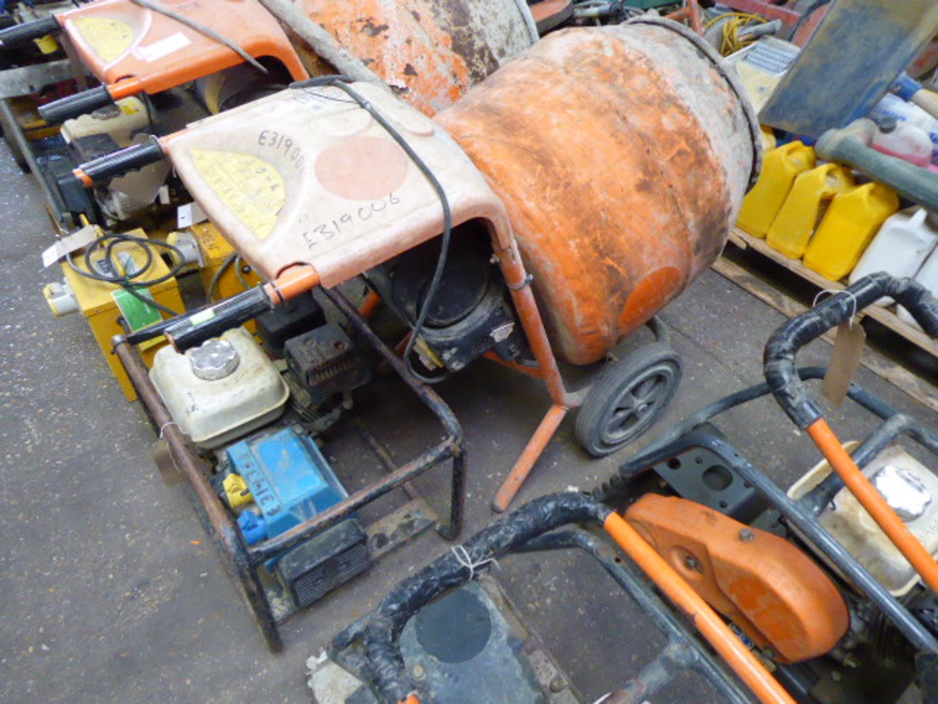 (2) Belle Minimix 150 single bag cement mixer, 110v (E319006) - Image 2 of 3