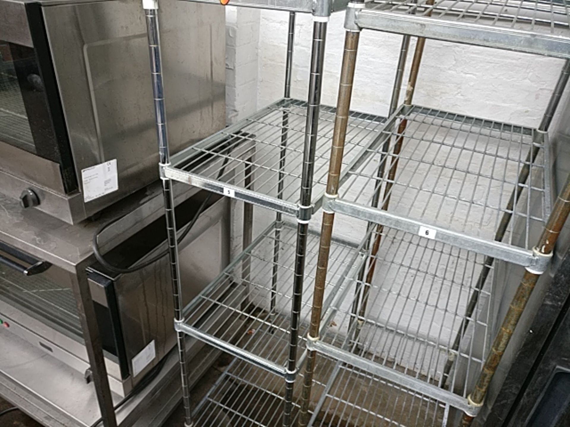75cm stainless steel 4-tier pot rack