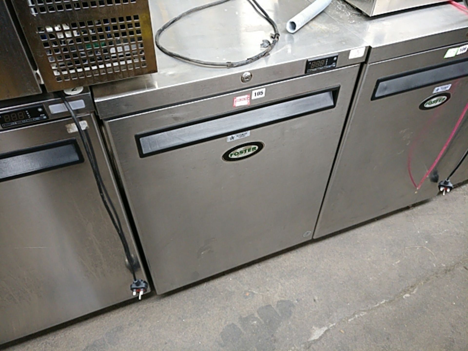 60cm Foster model LR150-A under counter single door freezer