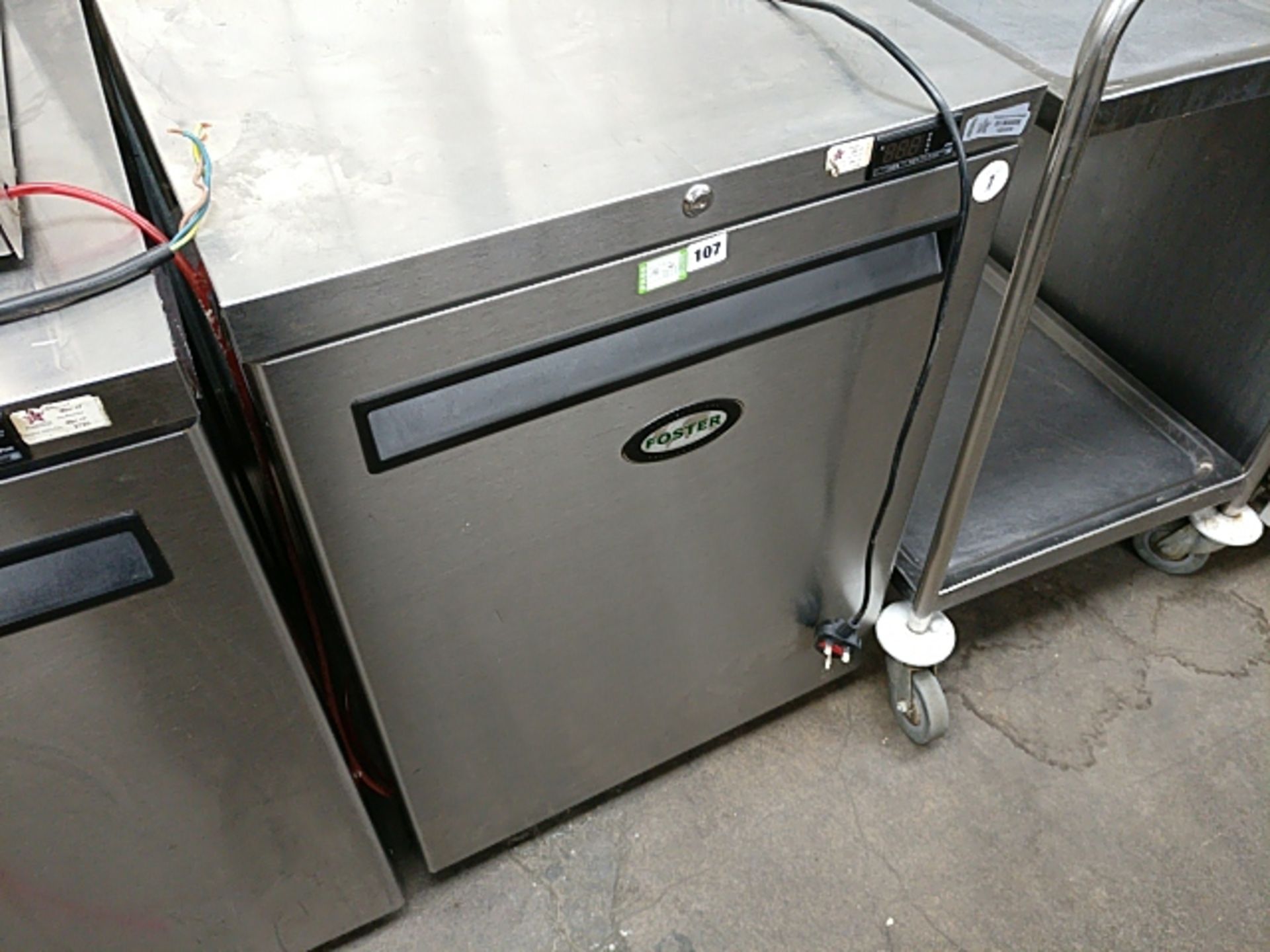 (21) 60cm Foster model LR150-A under counter single door freezer