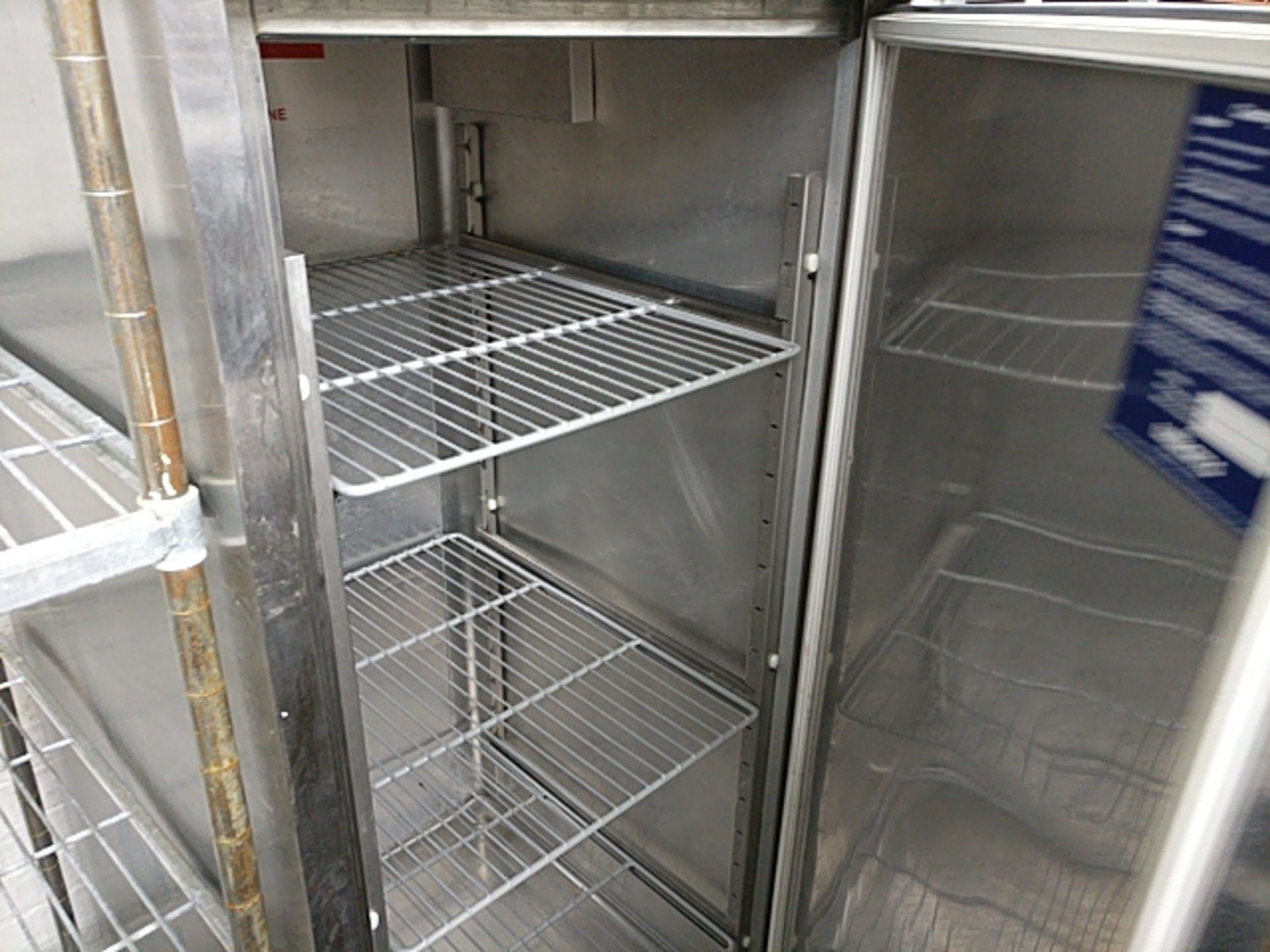 74cm Williams single door fridge on castors - Image 2 of 2