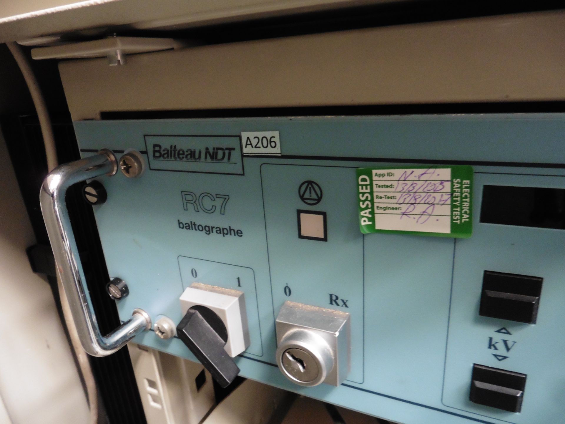 Balteau graphic generator 160KV cathodic industrial X-Ray generator max power 400 watt wired for - Image 11 of 12