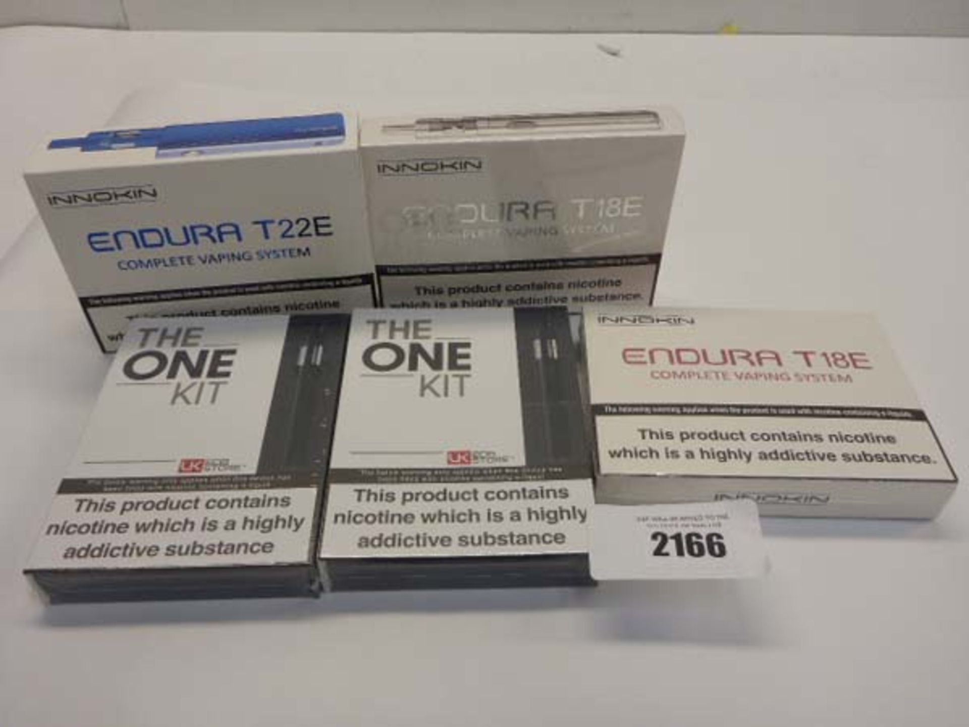 Innokin Endura T22E, 2x Endura T18E and 2x The One Kits