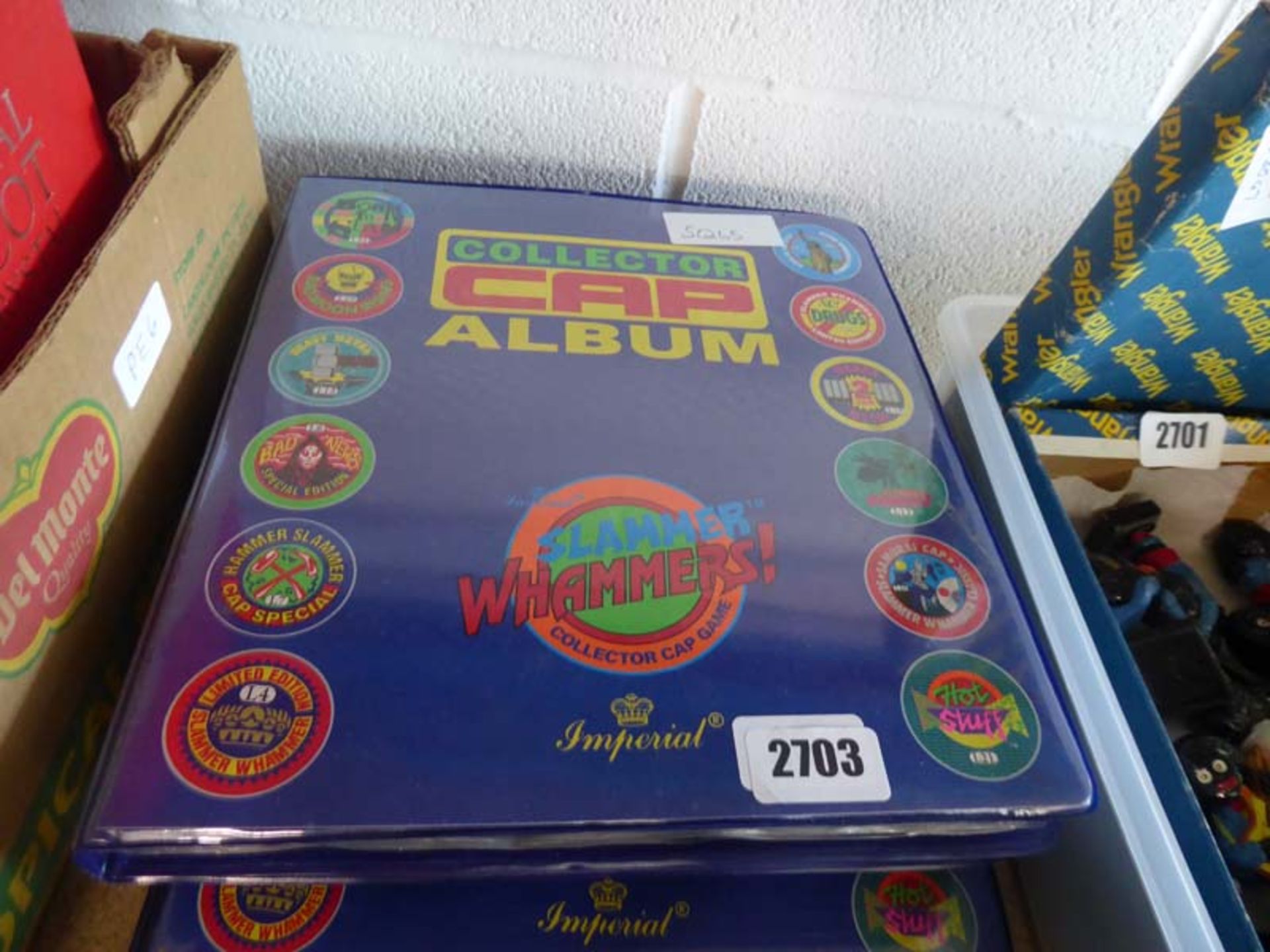 2611 4 albums of various Slammer Wammer collectors disks