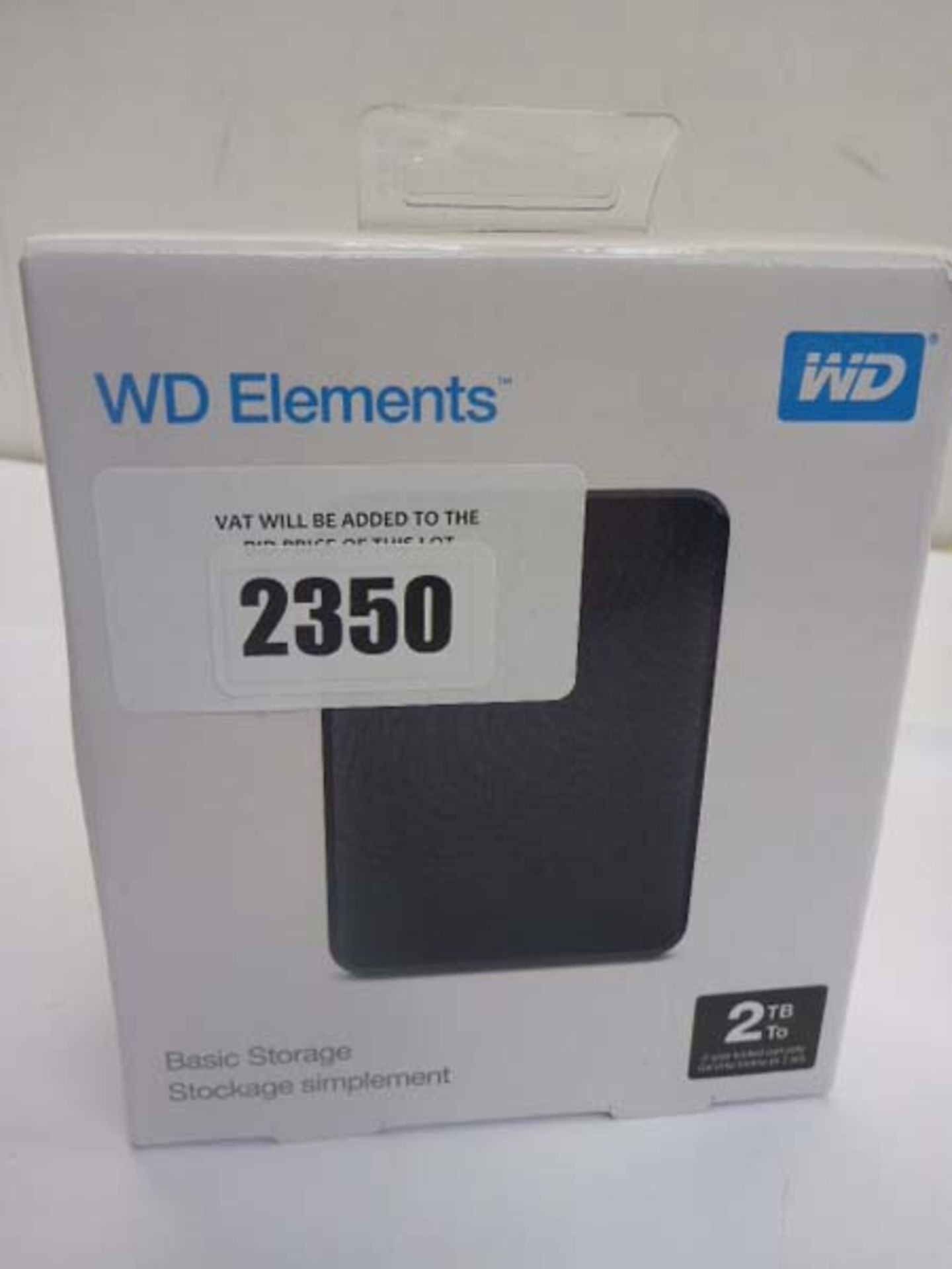 WD Elements 2TB portable HDD