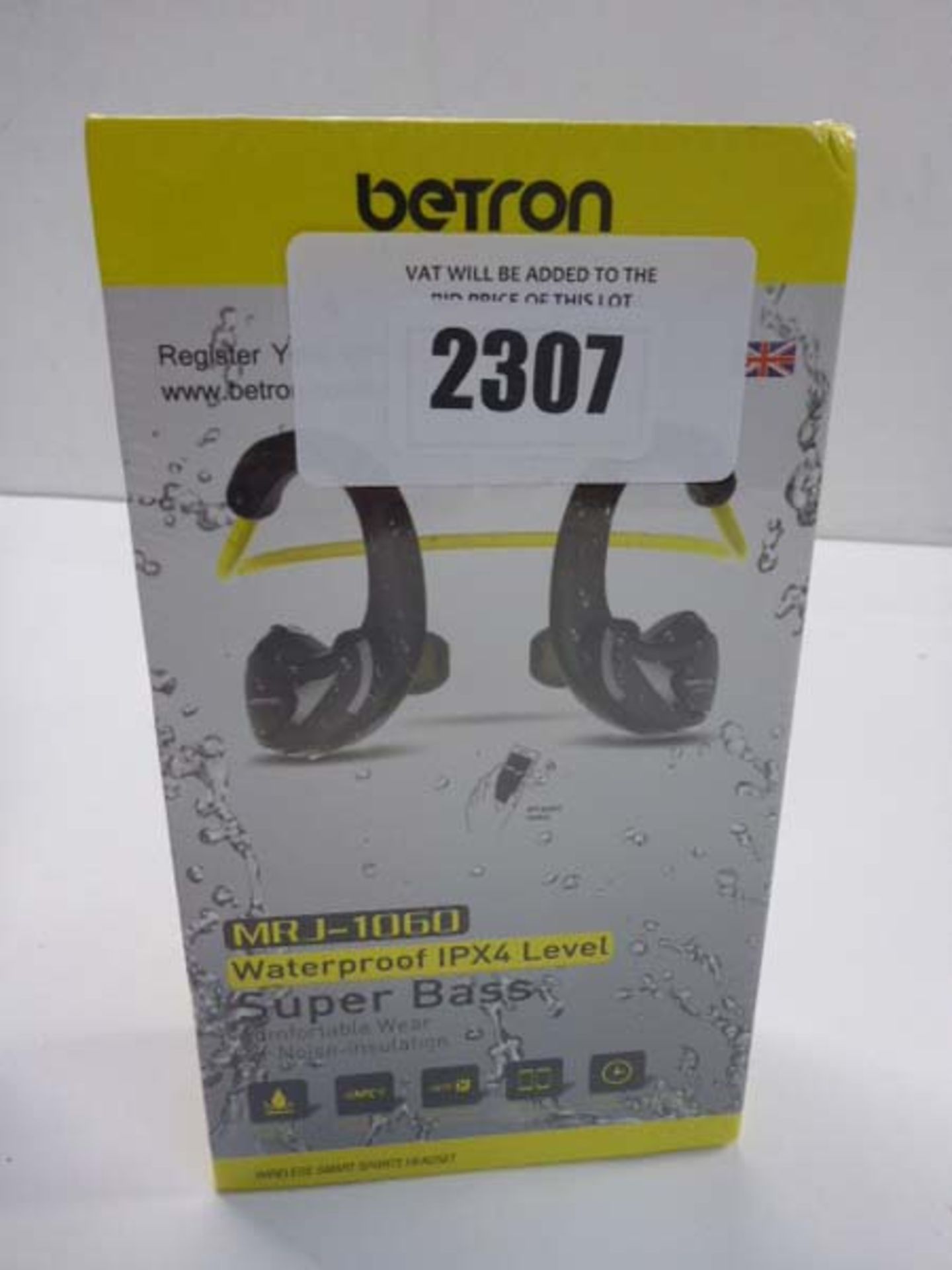 Betron MRJ-1060 Super Bass wireless earphones (sealed)