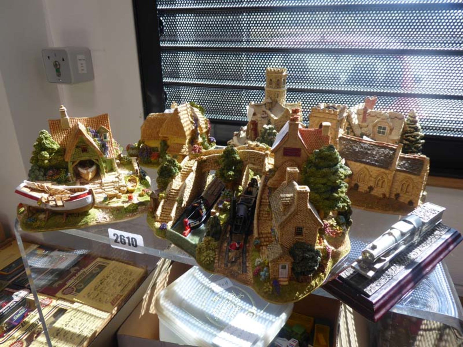 Selection of various Lilliput Lane model village cottages to include The Boat Yard, Golden Jubilee