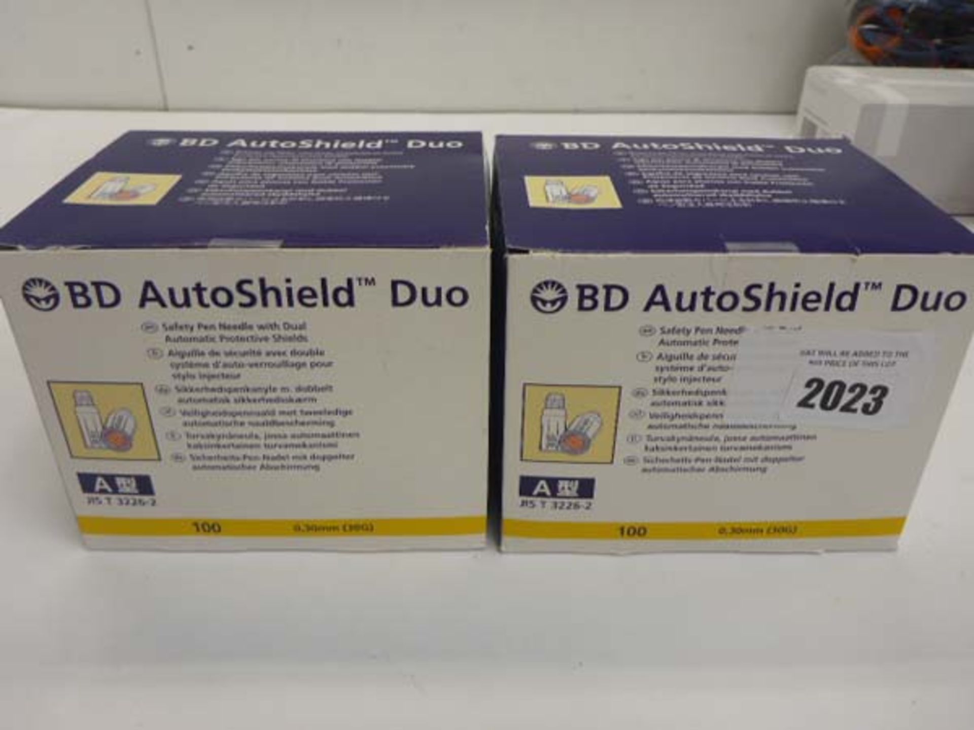 2 boxes of AutoShield Duo Safety Pen Needles