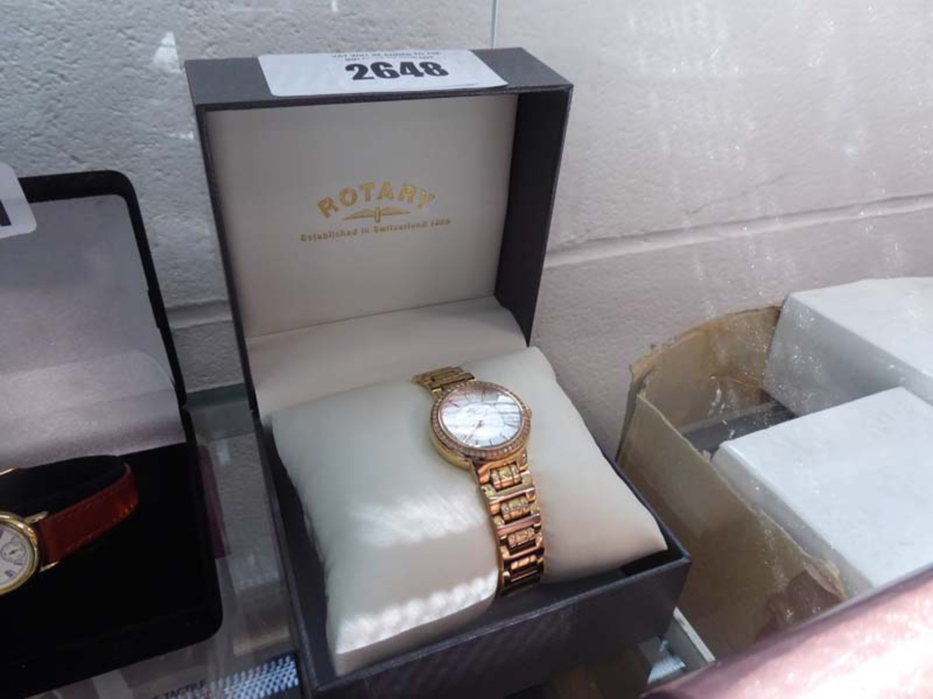 Rotary ladies wrist watch in box