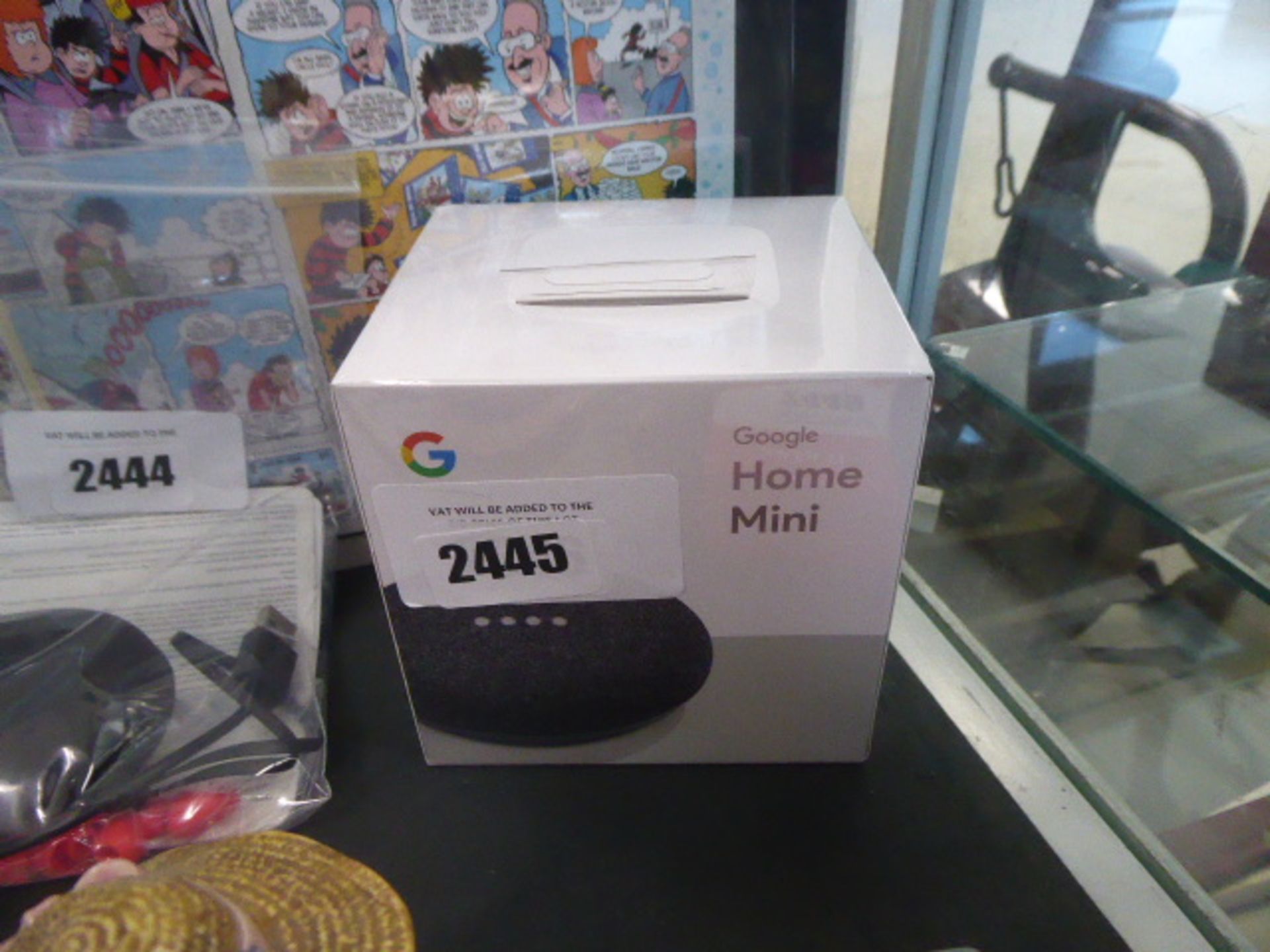2348 Google Home mini speaker in sealed box