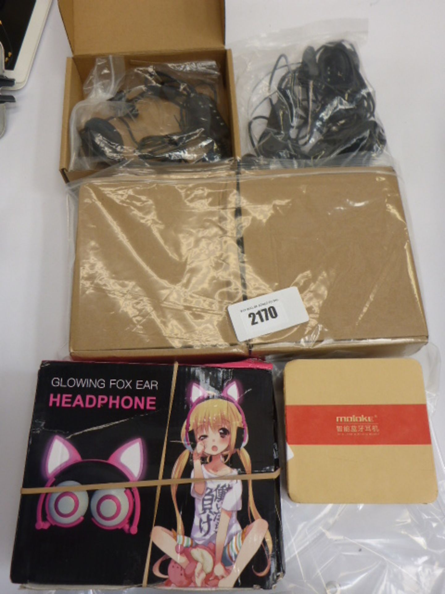 Quantity of headsets in bag
