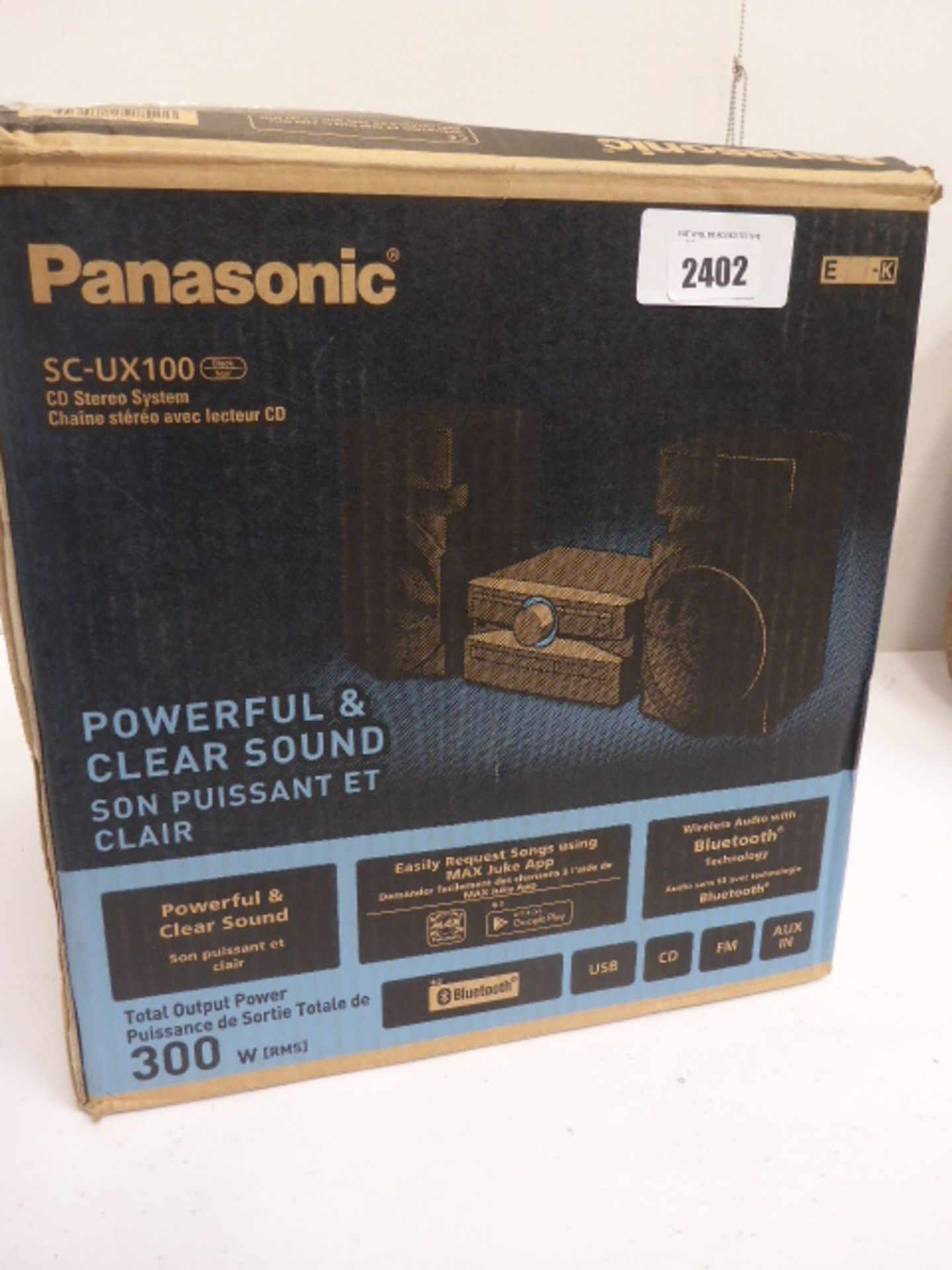 Panasonic SC-UX100 stereo system