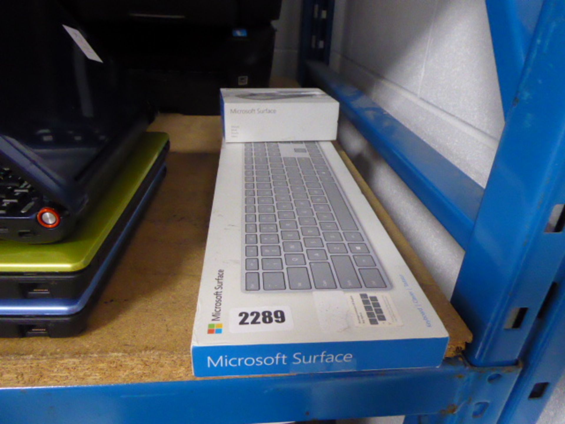 Microsoft Surface keyboard and mouse with box