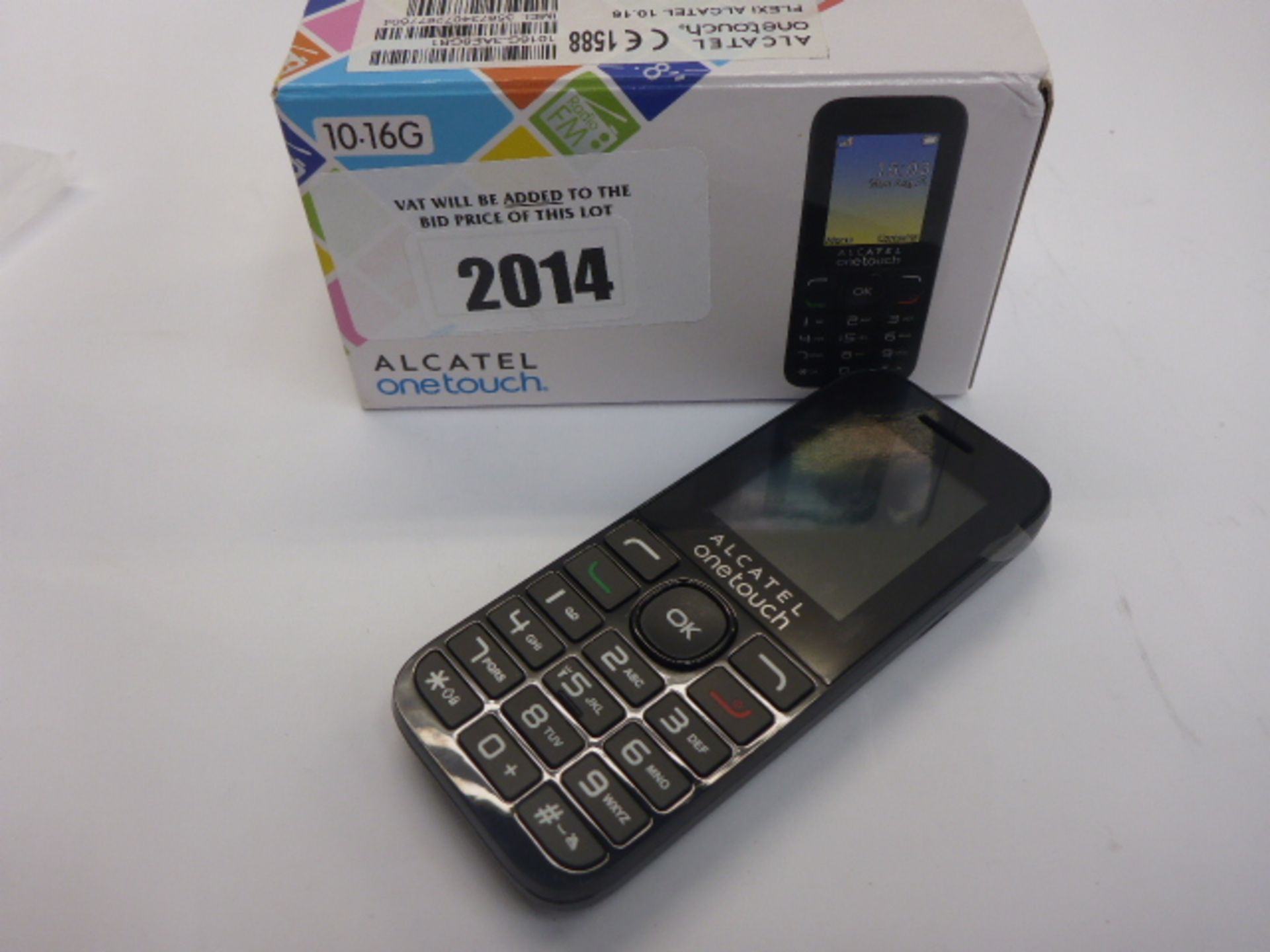 Alcatel One touch 10-16G mobile in box.