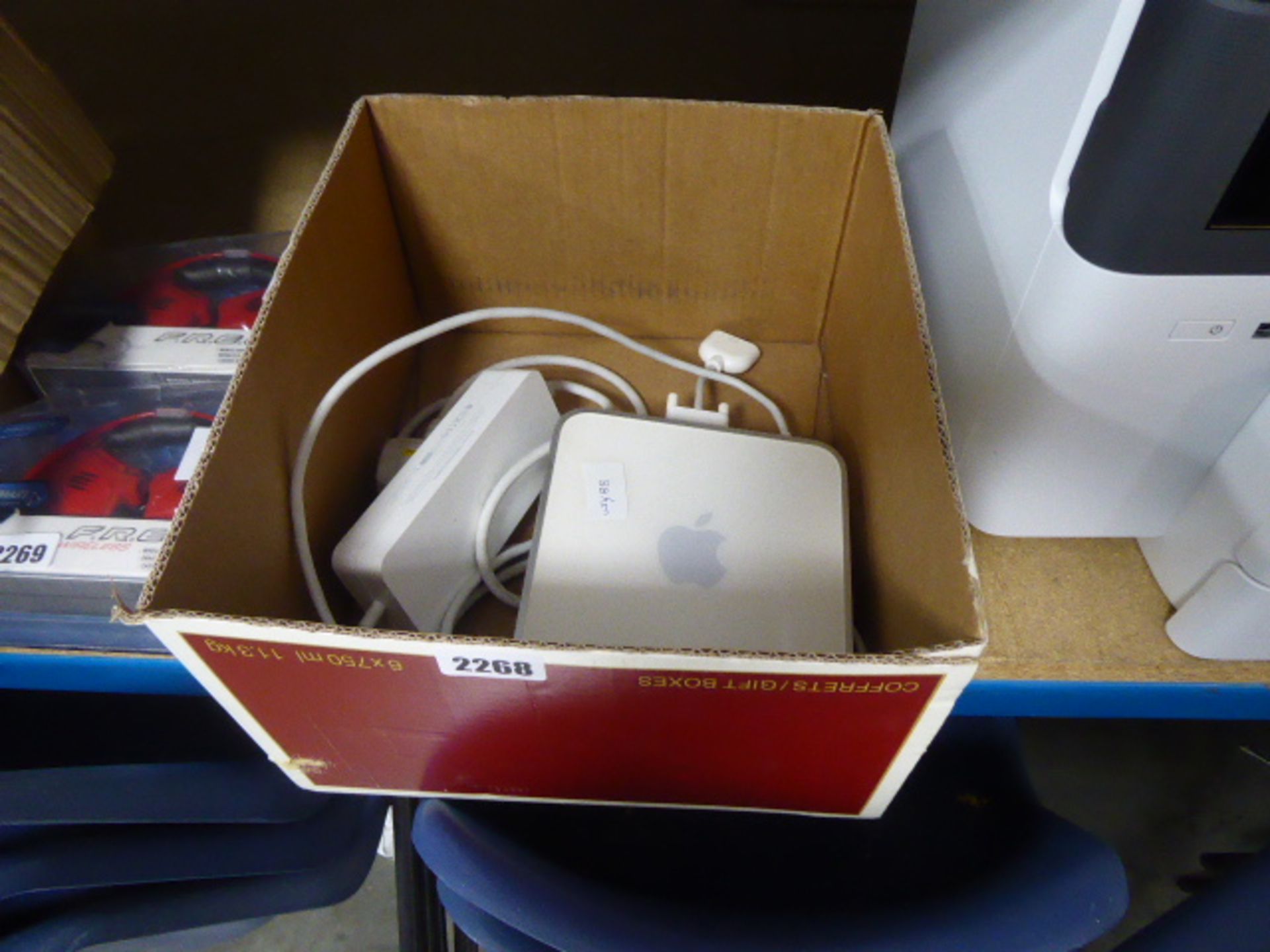 A Mac Mini computer model A1176 with psu