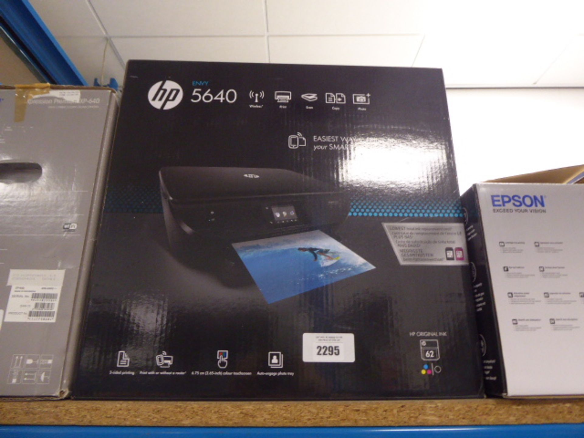 2472 HP Envy 5640 all in one printer in box
