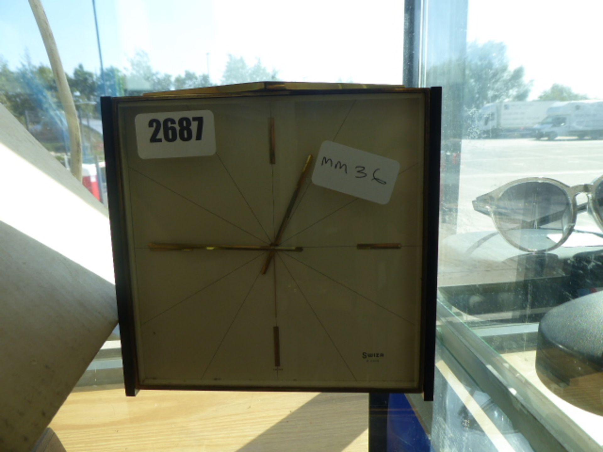 Swiza 8 day Swiss movement mechanical mantle clock
