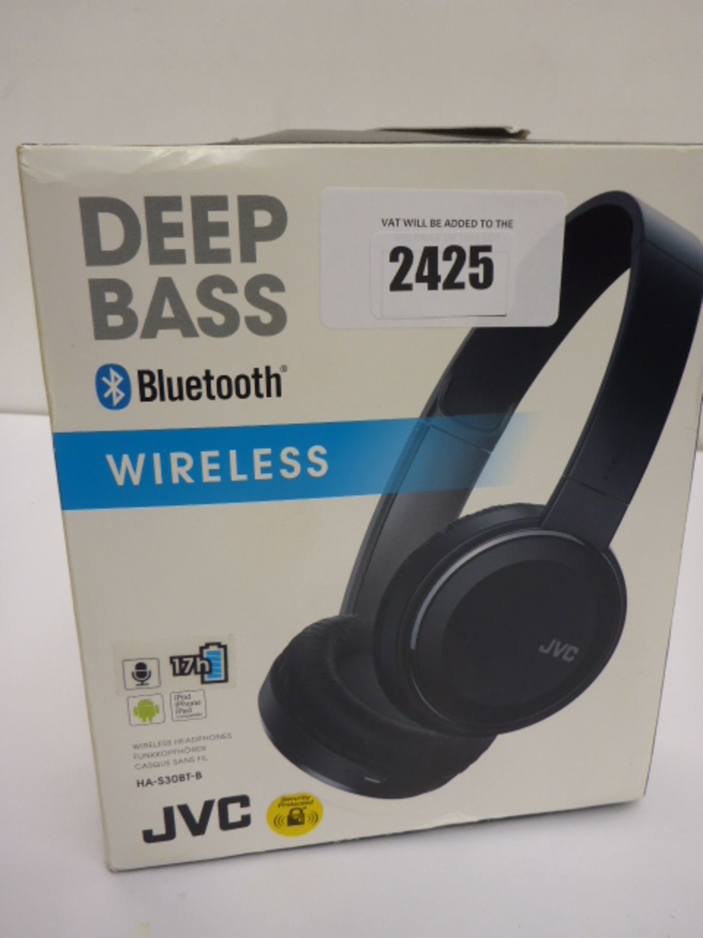JVC Deep Bass wireless headphones