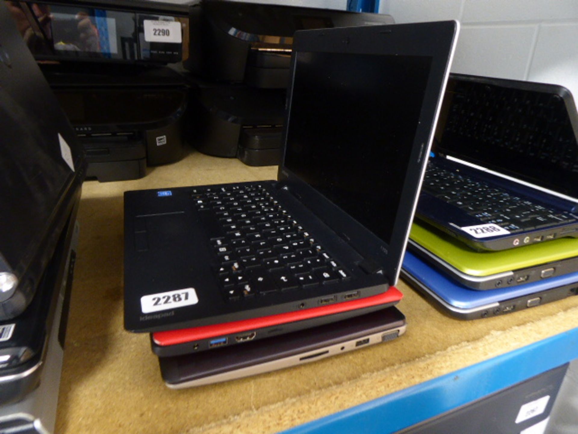 3 Notebook laptops for spares and repairs including Lenovo and Ideapad