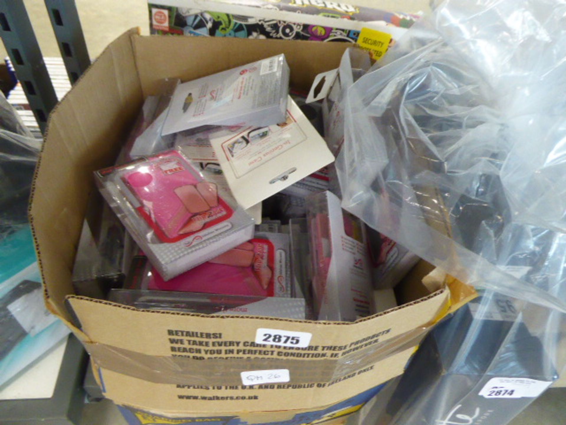 Box containing quantity of iPod 5th generation case covers