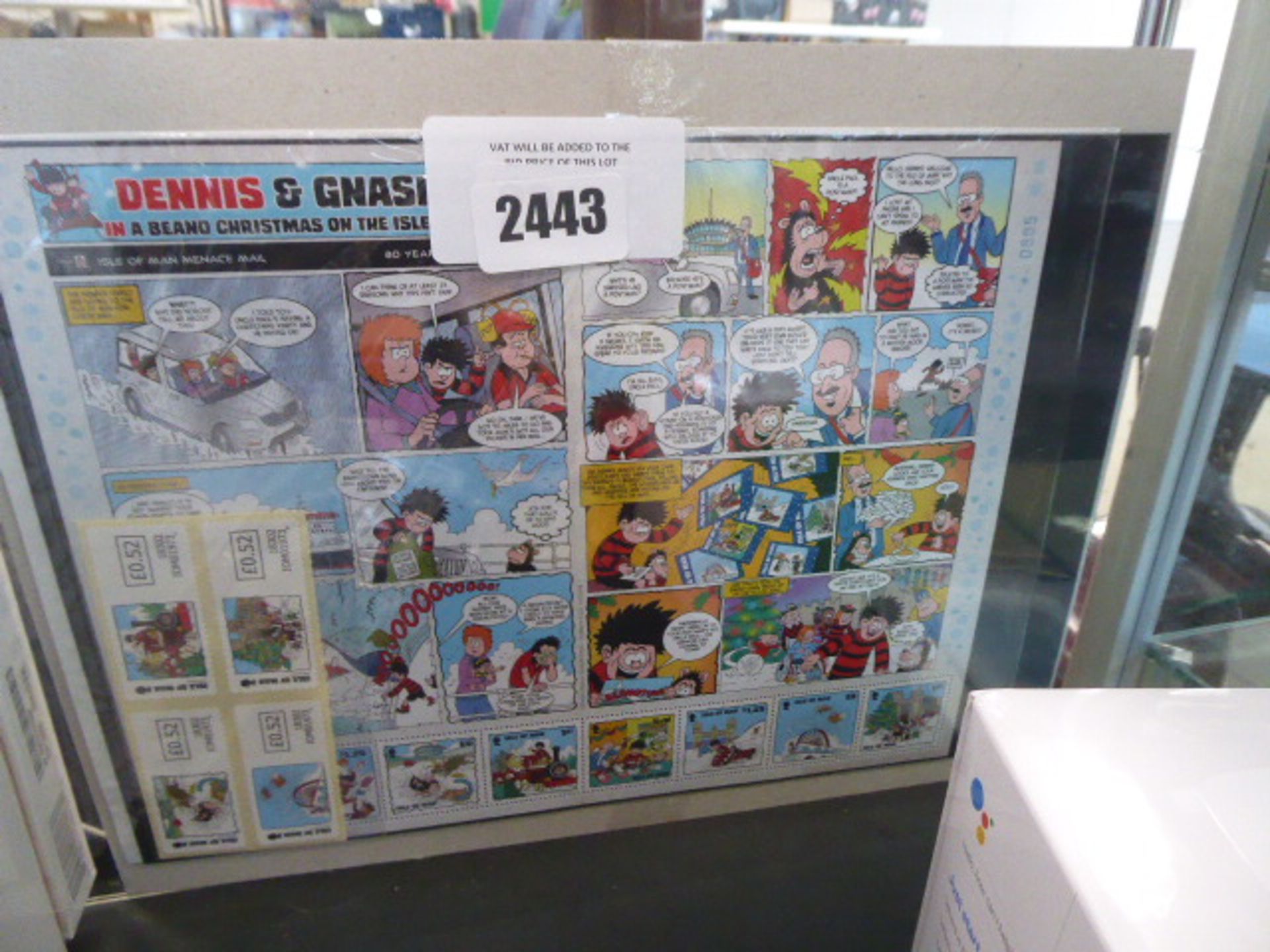 2016 Dennis and Gnasher limited stamp set Isle of Man