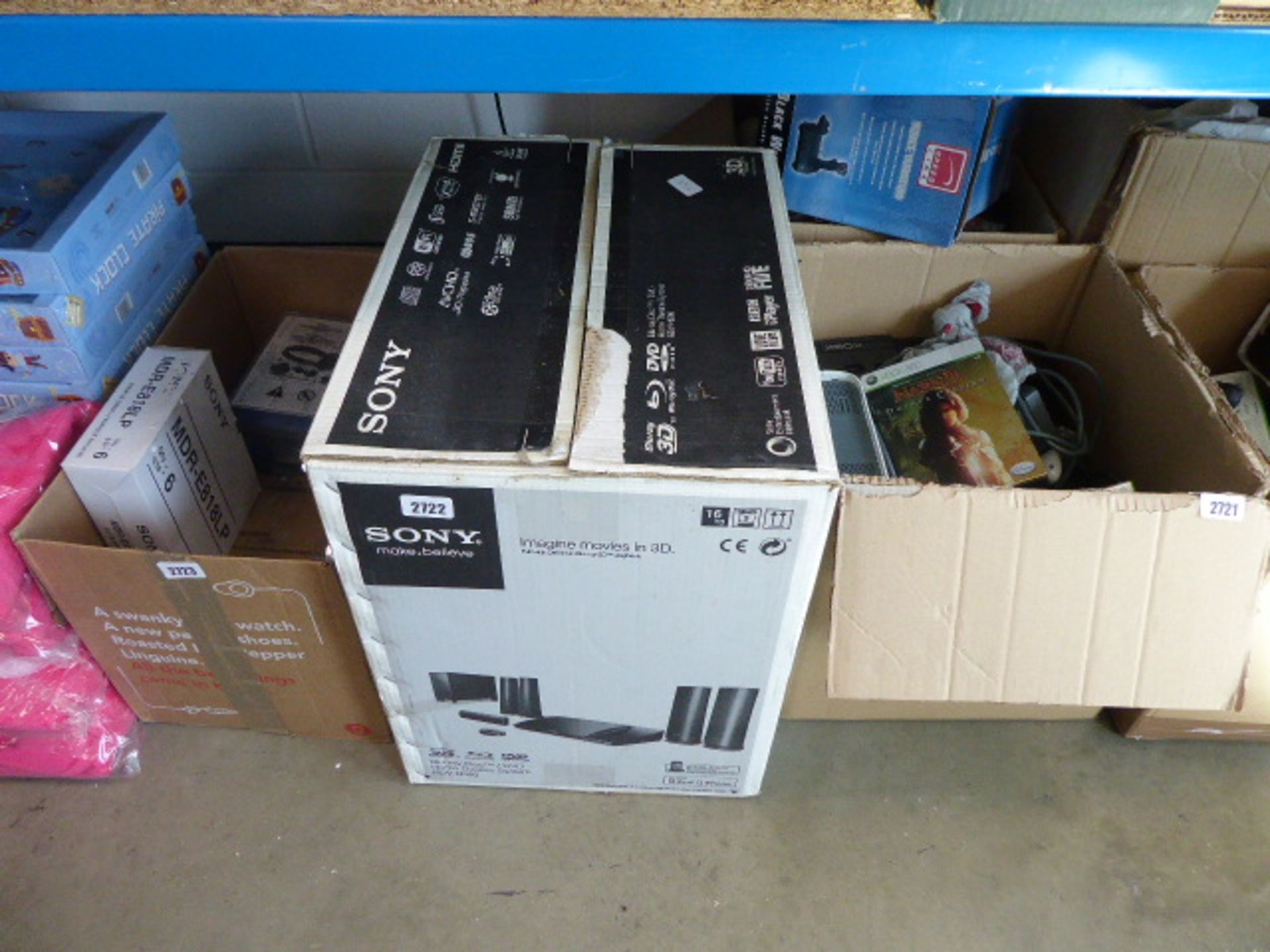 Sony home theatre system in box