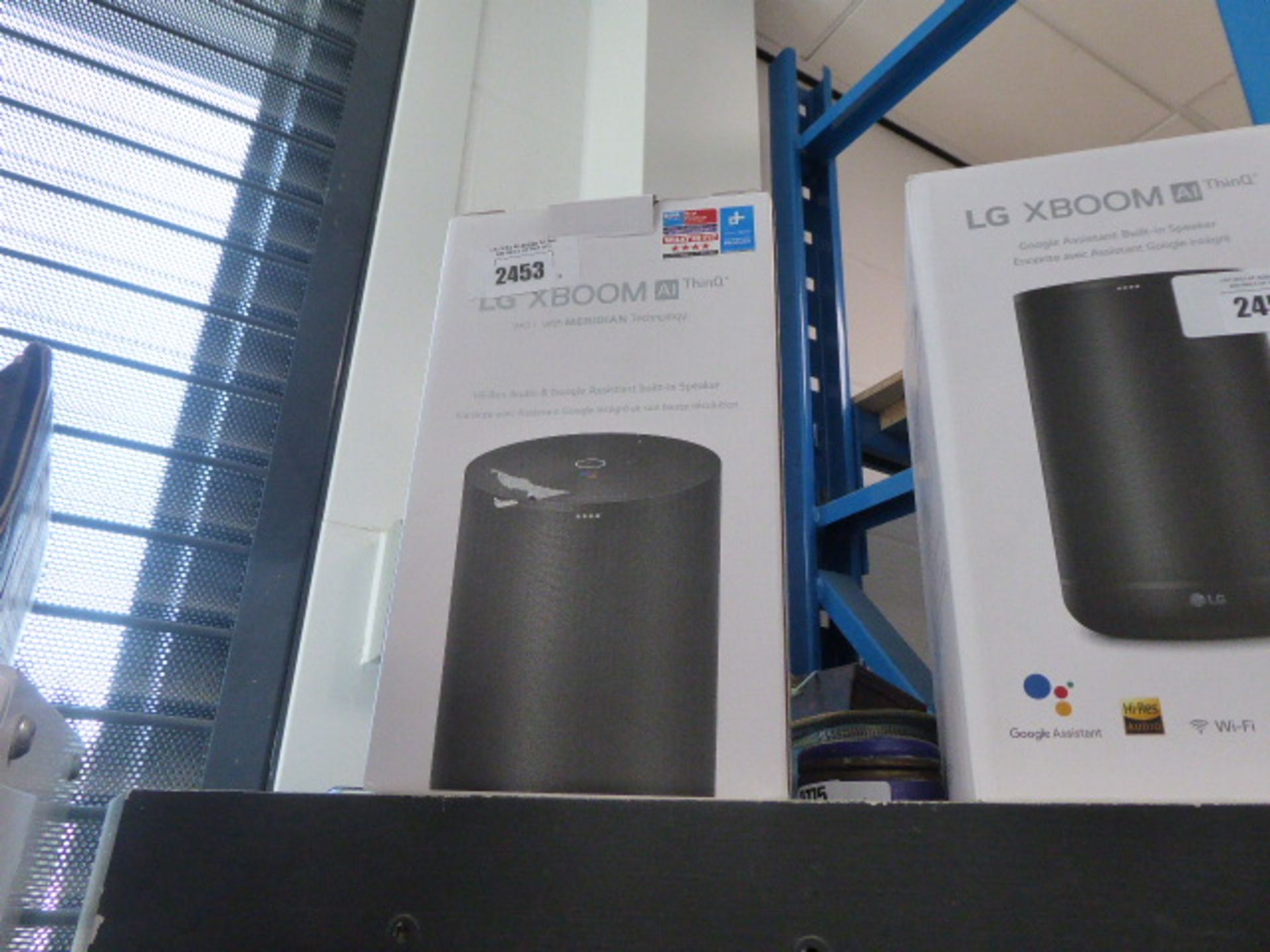 2421 LG X Boom AIWK7 Google assistant integrated system in box