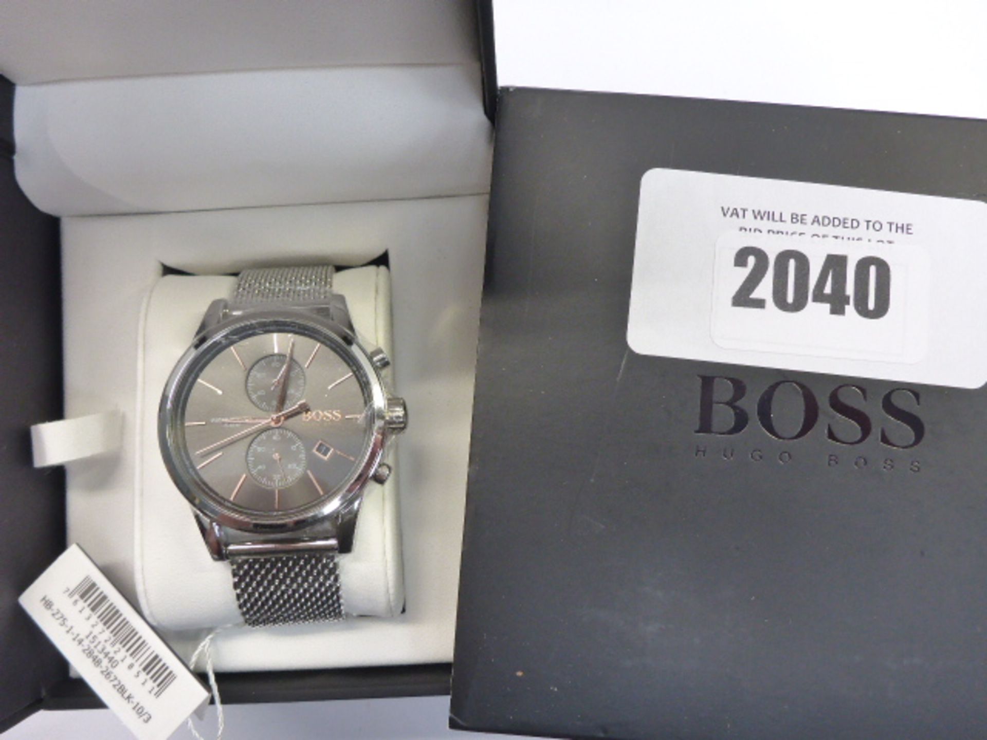 Hugo Boss HB 275114 gents wristwatch in box