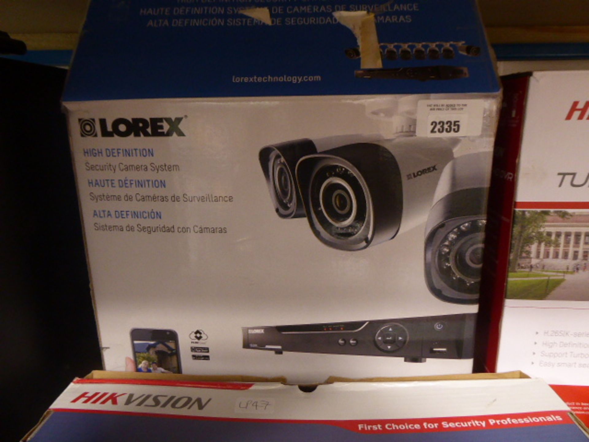 2158 Lorex high definition CCTV security system in box