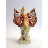 A Royal Doulton limited edition 'Butterfly Ladies' figure HN4846 'The Peacock', 106/500,