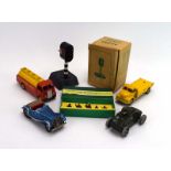 An Astra Traffic Signal and a set of Dinky Toys No.