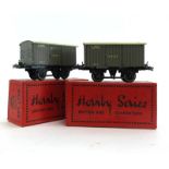 Two Hornby O gauge RS700 meat vans,