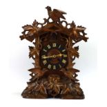 A late 19th century Black Forest cuckoo clock,