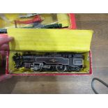 A group of Hornby Dublo and Tri-ang Hornby OO gauge items including a 2219 2-6-4 tank loco,