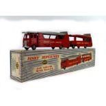 A Dinky Supertoys 983 car carrier with trailer,
