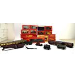 A group of Tri-ang Hornby and Tri-ang Railways OO gauge coaches and rolling stock including milk