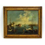 Continental School, late 19th/early 20th century, a Venetian landscape, unsigned, oil on board, 37.