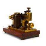 A War Issue brass finished morse code machine,