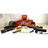 A group of Tri-ang Hornby and Tri-ang Railways OO gauge items including three loco's, track,