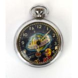 An Ingersoll chrome cased 'Dan Dare' pocket watch,